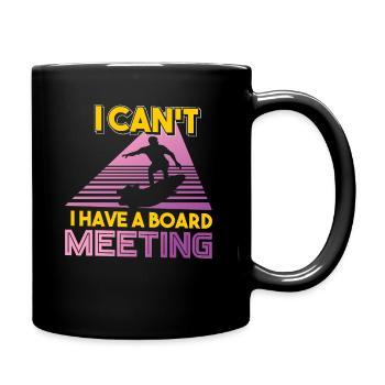 Surf surf planche de surf vacances de surf - Mug uni - noir - Droite