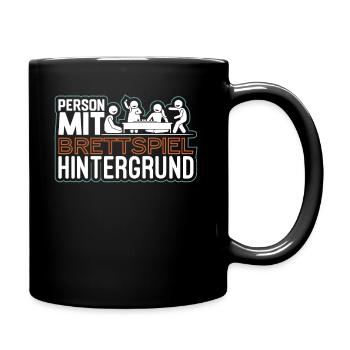Boardgame Würfel Nerd Geek Brettspiel Geschenk - Tasse einfarbig - Schwarz - Rechts