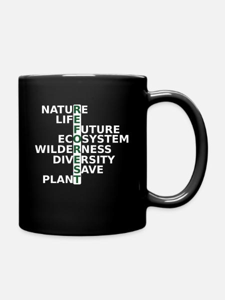 Le reboisement est l’avenir de la nature et de l’homme. - Mug uni - noir