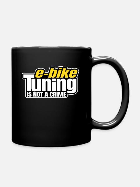 E-Bike Tuning Is Not A Crime Ebike EMTB MTB Tuner - Tasse einfarbig - Schwarz