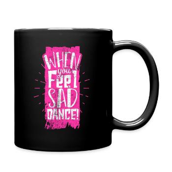 Danseurs - Mug uni - noir - Droite