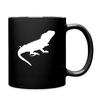 Grüner Wasseragame Chinesischer Drache Geschenk - Tasse einfarbig - Schwarz - Rechts