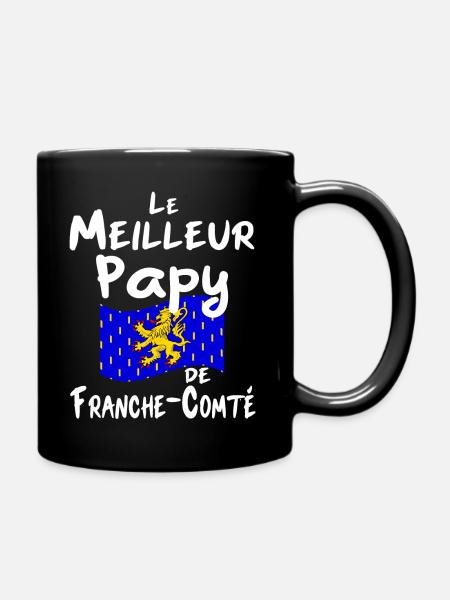 Le Meilleur Papy de Franche-Comté - Mug uni - noir