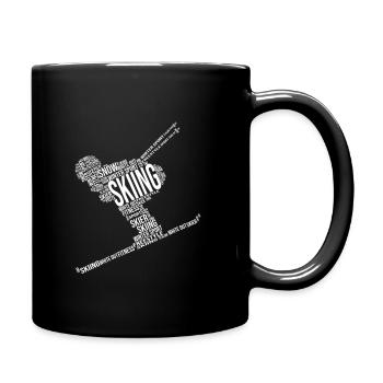 Ski après-ski drôle cadeau skieur - Mug uni - noir - Droite