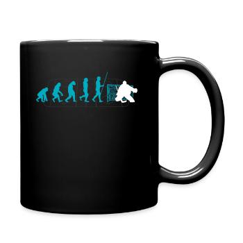 Eishockey Torwart I Goalie | Ice Hockey Evolution - Tasse einfarbig - Schwarz - Rechts