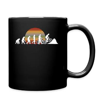 Evolution Mountainbike Fan Downhill VTT Mountainbi - Mug uni - noir - Droite