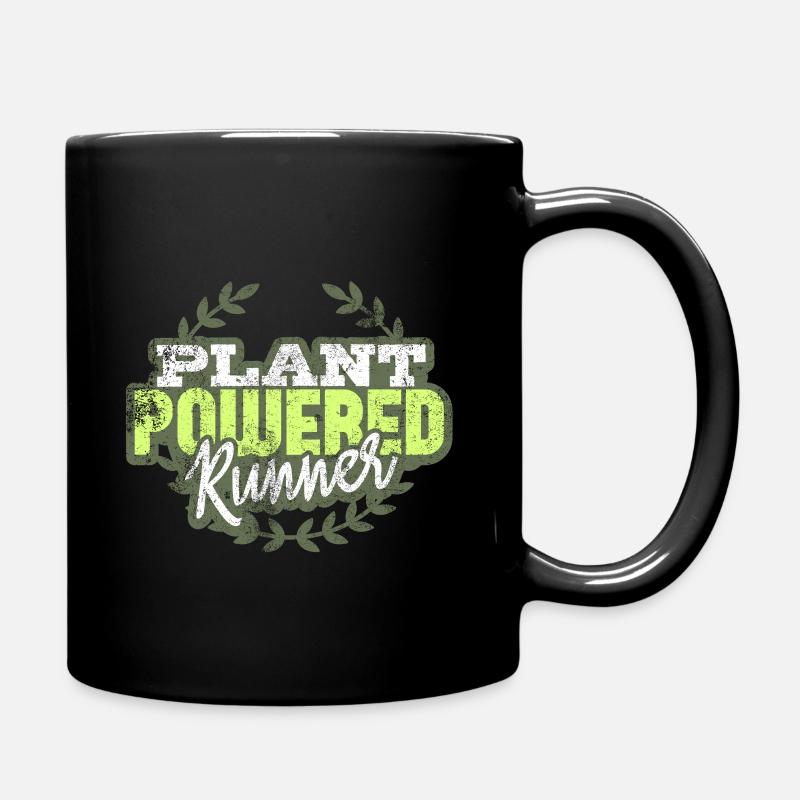 Marathon Vegan Vegan Runner - Mug uni - noir