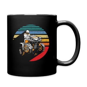 Vintage Quad drôle Quad Rider ATV cadeau Cool - Mug uni - noir - Droite