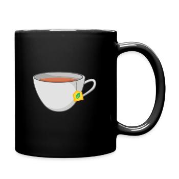 tea - Full Colour Mug - black - Right