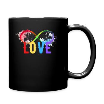 INFINITY LOVE - Tasse einfarbig - Schwarz - Rechts