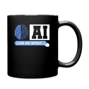Cadeau d'apprentissage en profondeur des réseaux de neurones statisticien - Mug uni - noir - Droite