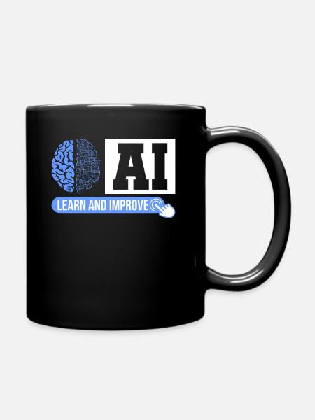 Cadeau d'apprentissage en profondeur des réseaux de neurones statisticien - Mug uni - noir
