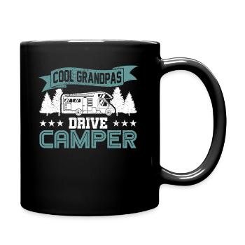 Recreational camper camper caravan gift - Full Colour Mug - black - Right