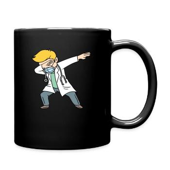 Dabbing Doctorant PhD étudiant en doctorat - Mug uni - noir - Droite