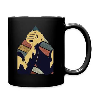 Arm wrestling - Full Colour Mug - black - Right