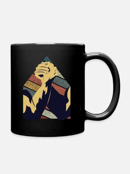 Bras de fer - Mug uni - noir