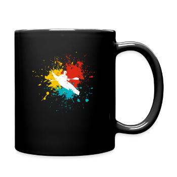 kayak - Full Colour Mug - black - Right