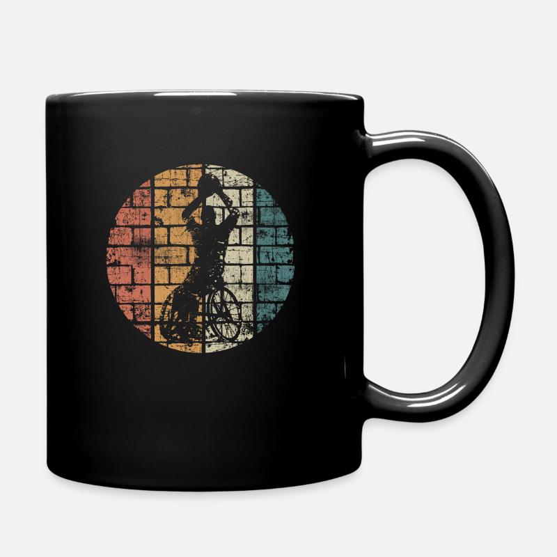 Rollstuhl Basketball - Tasse einfarbig - Schwarz