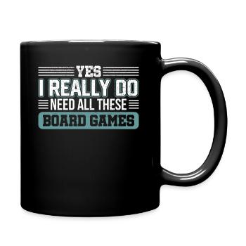 Cadeau de jeu de société Gamer RPG - Mug uni - noir - Droite