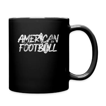 Football américain - Mug uni - noir - Droite