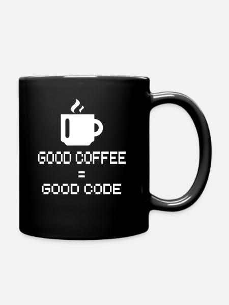 Programmierer - Tasse einfarbig - Schwarz