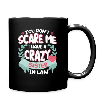 Daughter in law son in law brother in law gift - Full Colour Mug - black - Right