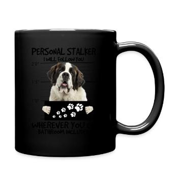 Saint Bernard - Full Colour Mug - black - Right