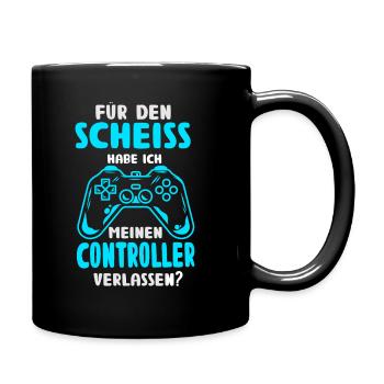 Gamer Gambler Games Fun Gaming Gaming Controll - Full Colour Mug - black - Right