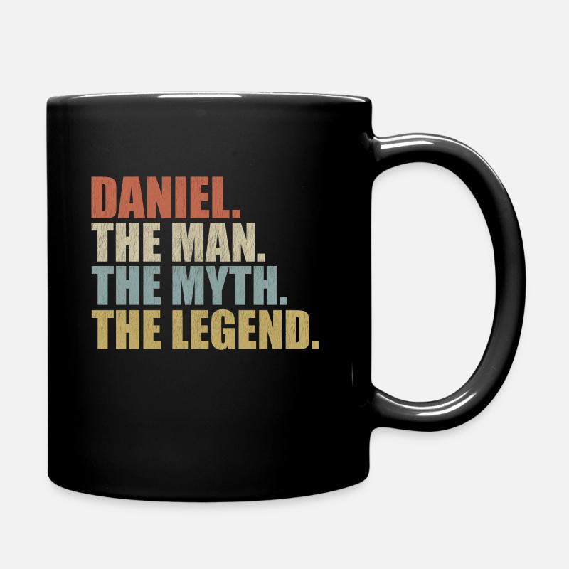 Daniel the man the myth the legend Geschenk - Tasse einfarbig - Schwarz