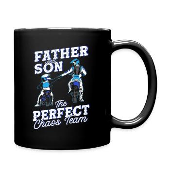 Cadeau de motocross moto dirt bike - Mug uni - noir - Droite