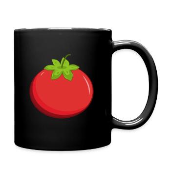 tomate - Mug uni - noir - Droite