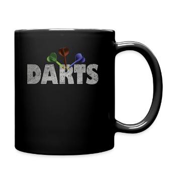 DARTS DART dart player dart - Full Colour Mug - black - Right