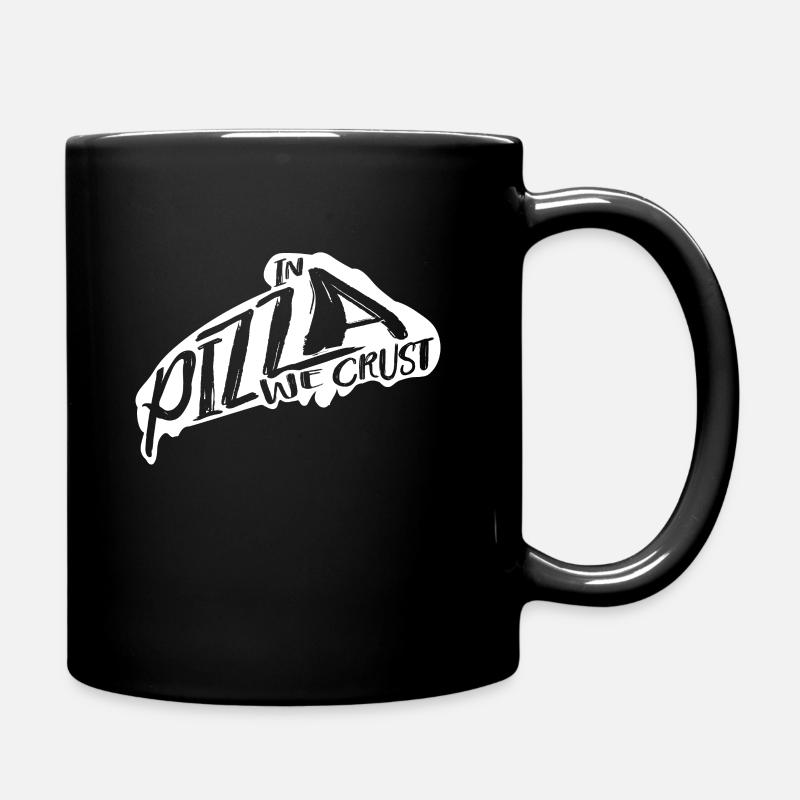 Pizza - Mug uni - noir
