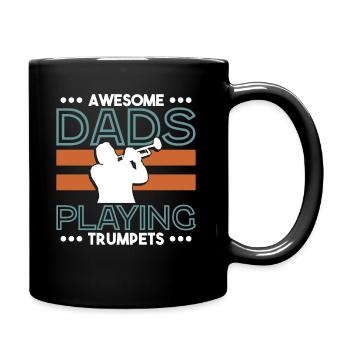 Cadeau de trompette d'instrument de musique de joueur de trompette - Mug uni - noir - Droite