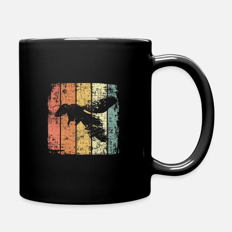 Biene vintage Imker Honigbiene - Tasse einfarbig - Schwarz