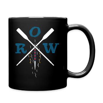 Aviron, aviron, sport, logo - Mug uni - noir - Droite