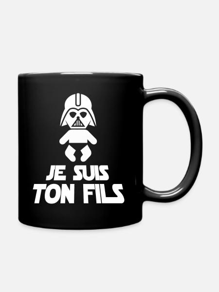 Je suis ton fils - Mug uni - noir
