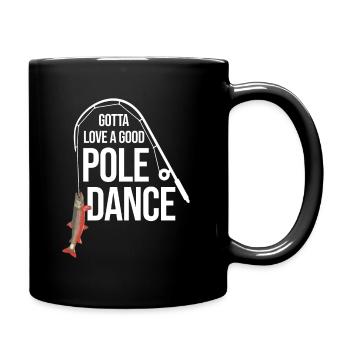 Funny Fishing Arctic Char Freshwater Fish Gift - Full Colour Mug - black - Right