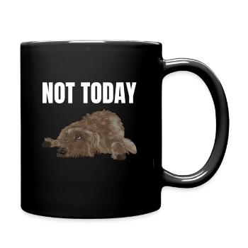 Irish wolfhound Gift - Full Colour Mug - black - Right