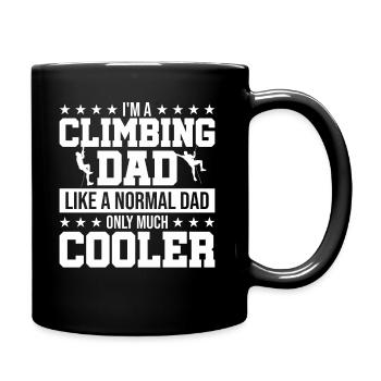 Escalade de la roche Alpiniste Escalade - Mug uni - noir - Droite