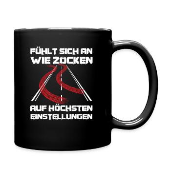 Fahrschüler Führerschein Bestanden Führerschein - Tasse einfarbig - Schwarz - Rechts