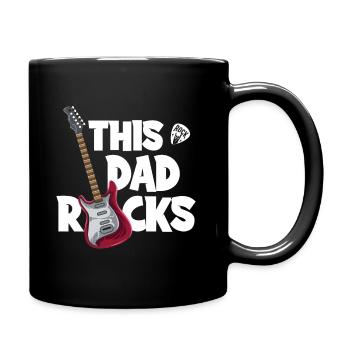 This Dad Rocks - Fête des Pères Musique rock - Mug uni - noir - Droite