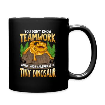 Bartagame Lézard Animal Pogona Reptile - Mug uni - noir - Droite