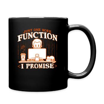 Softwareentwickler Computerfreak Programmierer - Tasse einfarbig - Schwarz - Rechts
