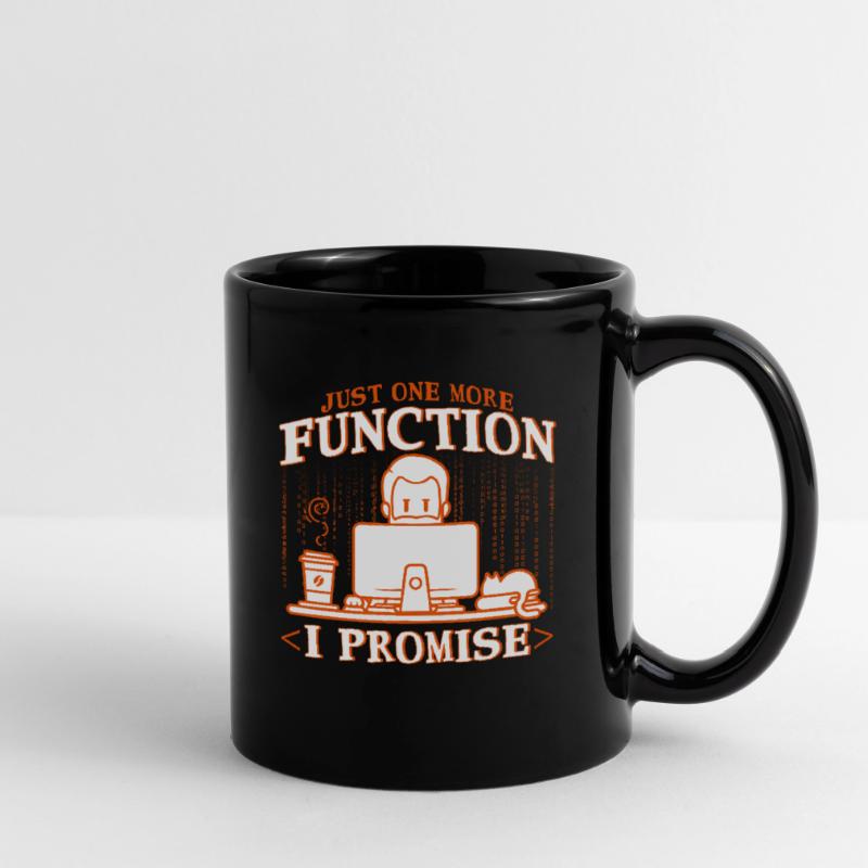 Softwareentwickler Computerfreak Programmierer Tasse einfarbig