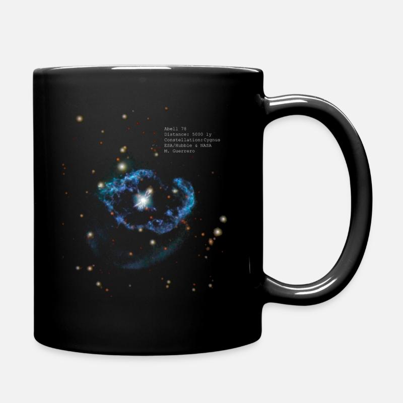 Nebula Abell 78 - Full Colour Mug - black
