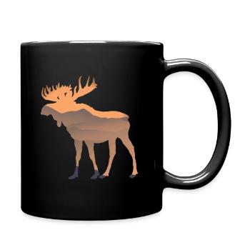 elk - Full Colour Mug - black - Right