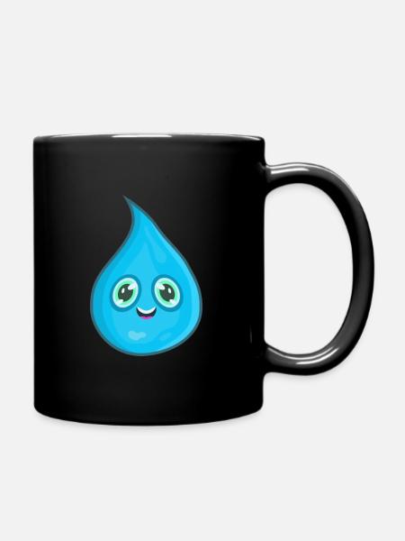 Gouttes d’eau - Mug uni - noir