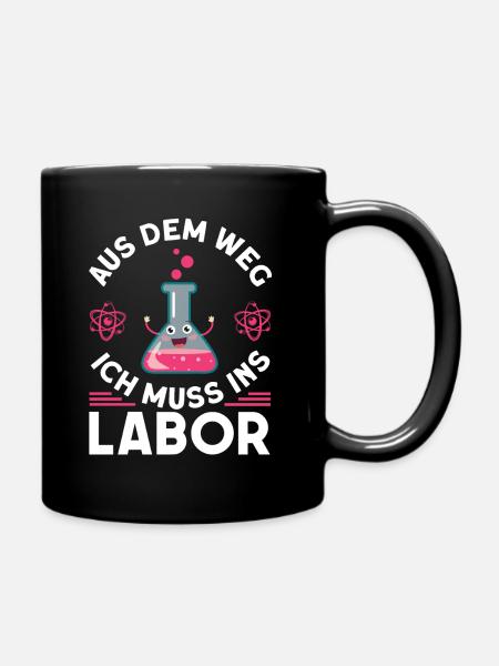 Chemiker Labor Chemielaborant - Tasse einfarbig - Schwarz