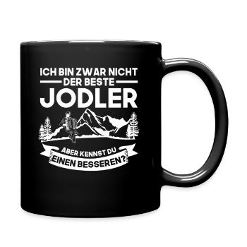 Jodler Jodelmusik Jodeln - Tasse einfarbig - Schwarz - Rechts